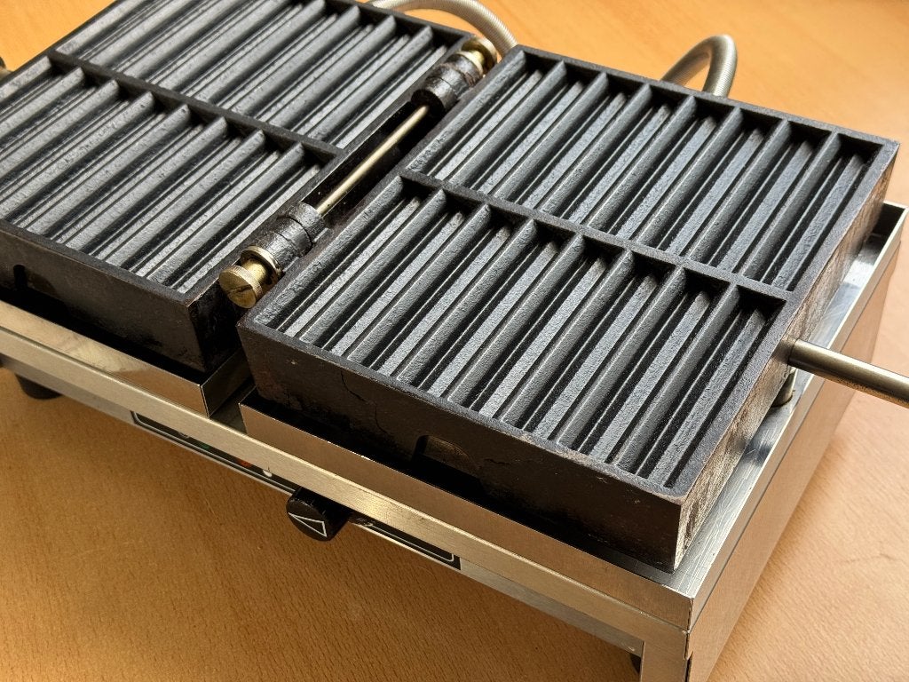 wafelijzer voor CHURROS WAFELSTOKJES Krampouz / Matt, Witgoed en Apparatuur, Ophalen of Verzenden, Uitneembare platen, Zo goed als nieuw