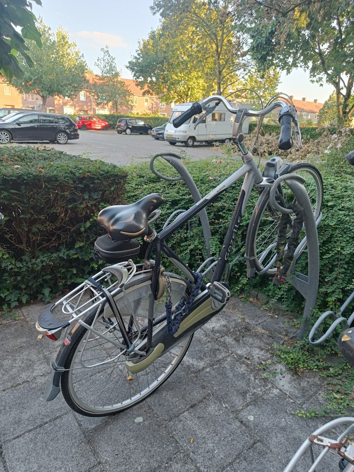 Gazelle heren stadsfiets, Ophalen, Gebruikt, Versnellingen, 57 tot 61 cm