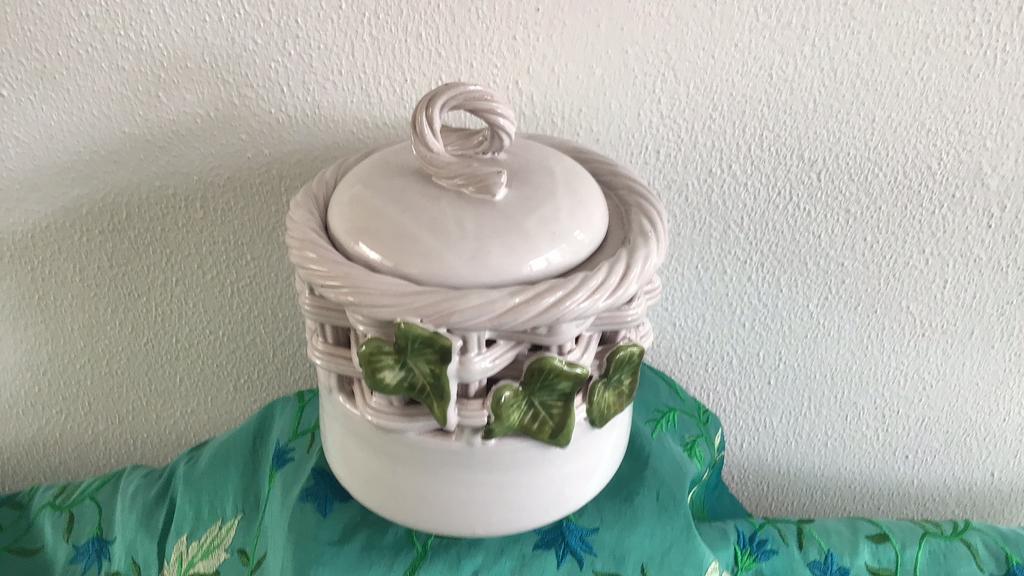 Voorraad pot voor b.v knoflook, Antiek en Kunst, Ophalen of Verzenden