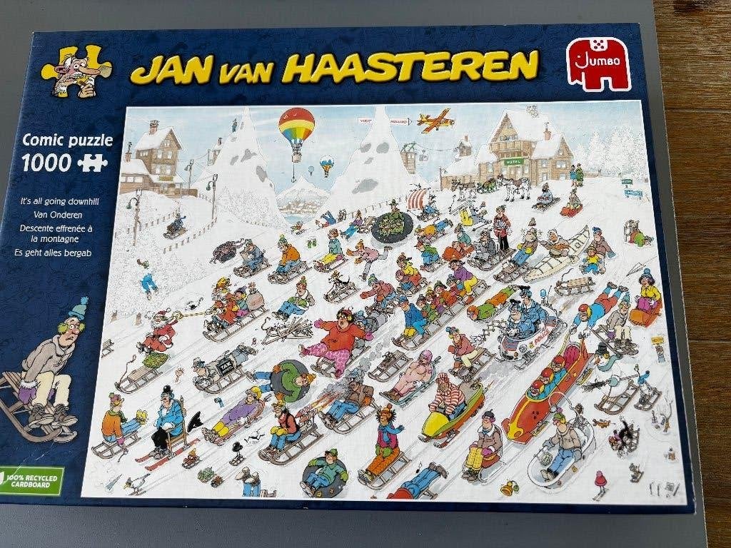 JAN VAN HAASTEREN VAN ONDEREN 1000 STUKJES, Ophalen, 500 t/m 1500 stukjes, Zo goed als nieuw, Legpuzzel