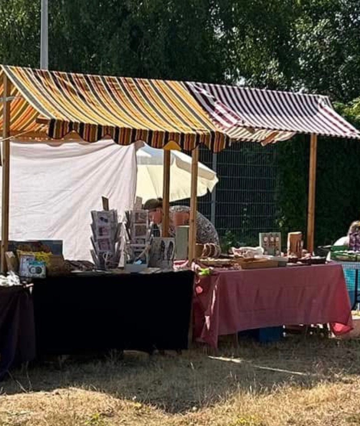 Marktkraam met gestreept dakje, Ophalen, Gebruikt, Overige typen, Overige