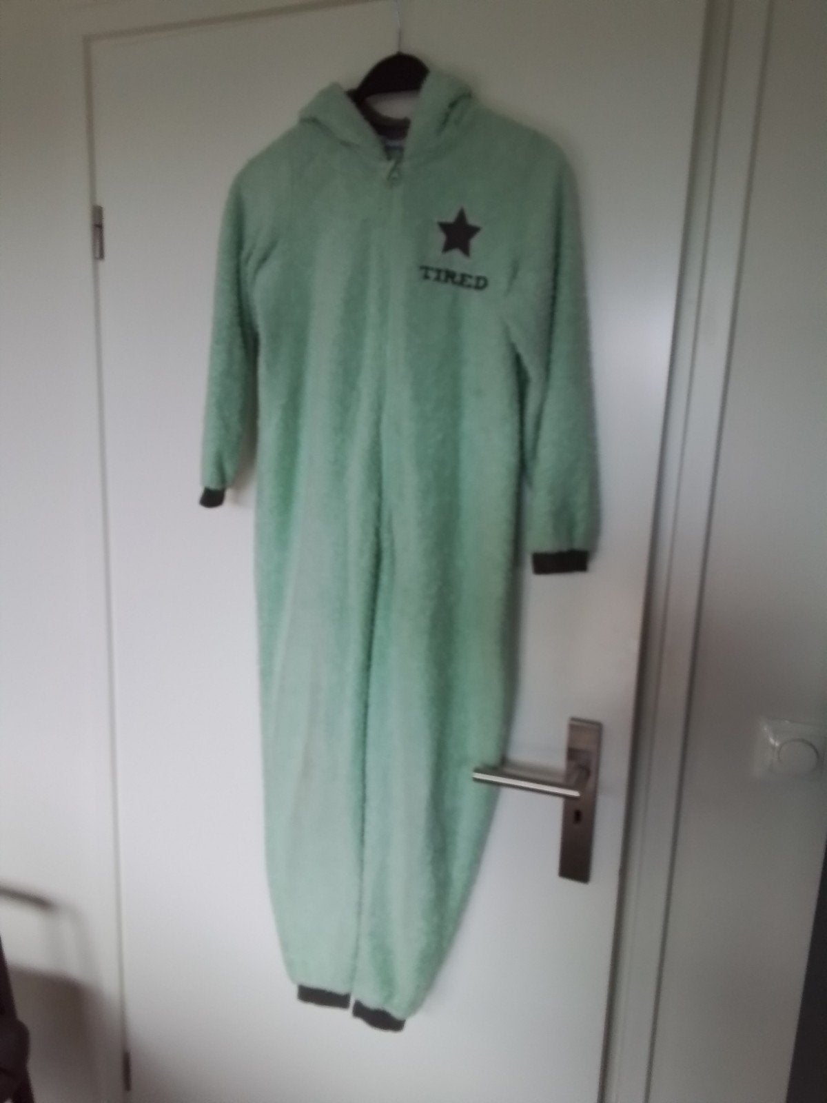Groene onesie Pepperts mt 146-152, Nacht- of Onderkleding, Pepperts!, Jongen of Meisje, Ophalen of Verzenden