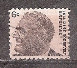 USA, Franklin D. Roosevelt, 1965-66., Ophalen of Verzenden, Gestempeld, Noord-Amerika