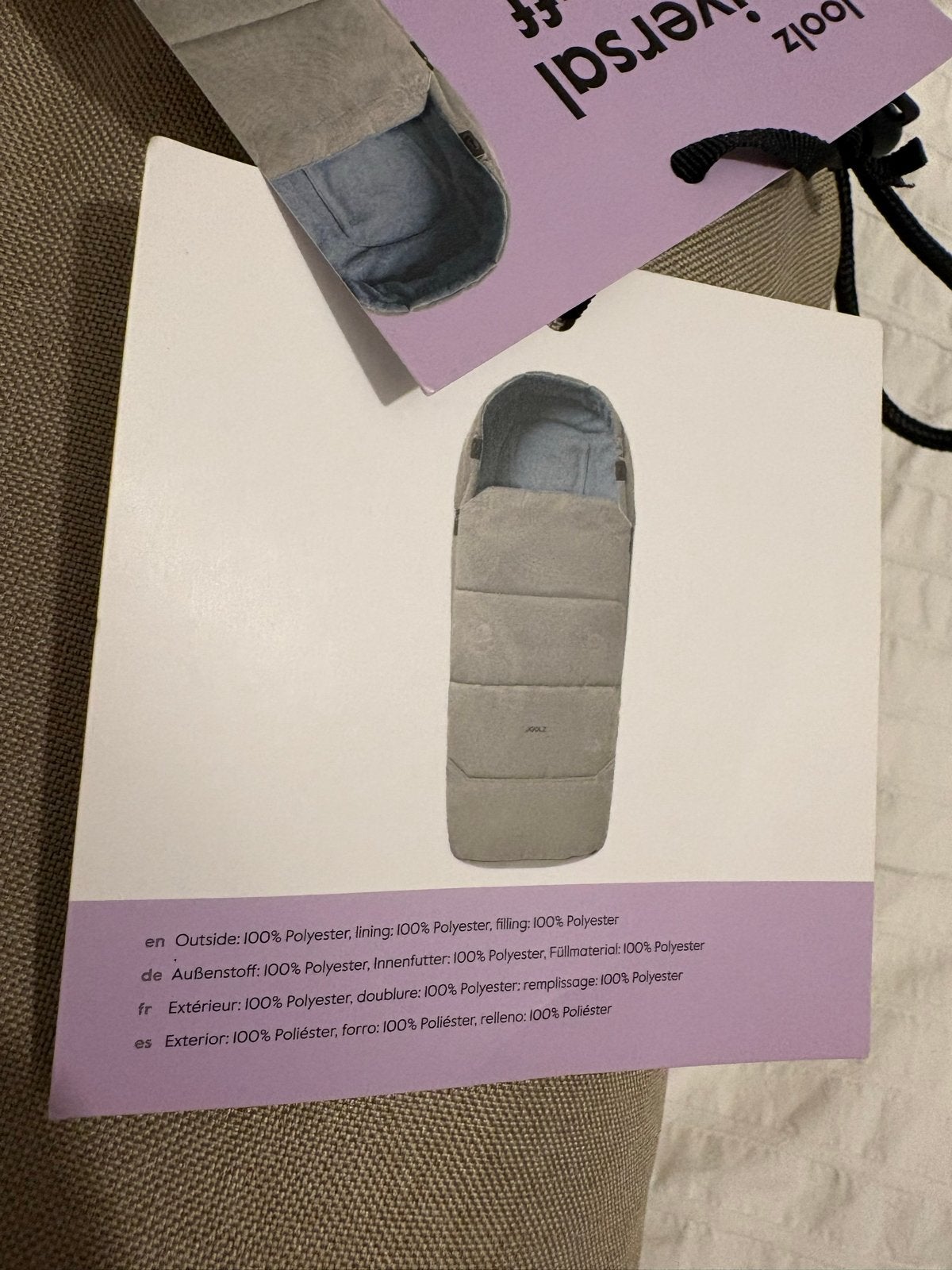 Joolz Universele Voetenzak - Nieuwstaat, Beige/Taupe, Ophalen, Nieuw, Kinderwagen, Overige merken