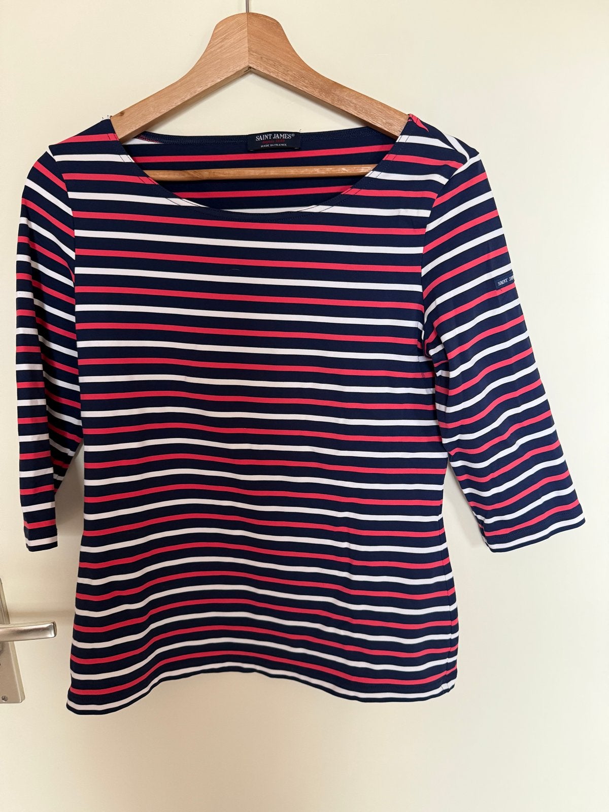 Saint James gestreept shirt met 3/4 mouwen, Maat 38/40 (M), Meerkleurig, Ophalen of Verzenden, Zo goed als nieuw