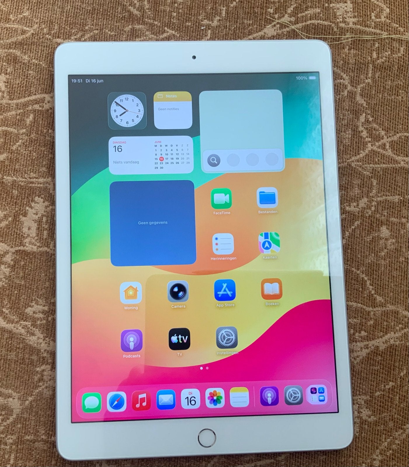 Apple iPad (8e generatie) 32GB Wi-Fi - Zo goed als nieuw, 10 inch, 32 GB, Apple iPad, Ophalen of Verzenden