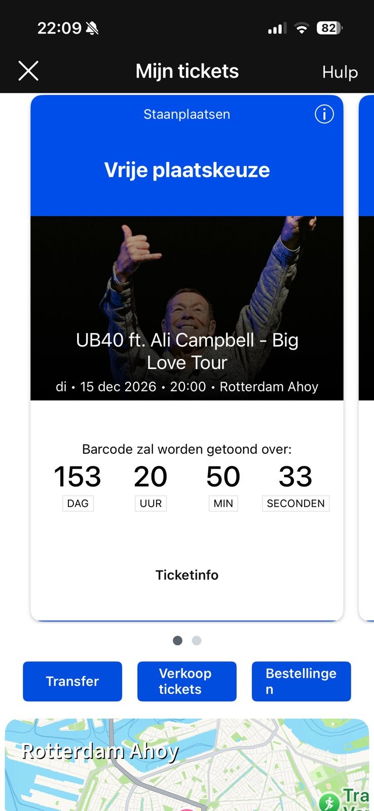 2 tickets ub40 staanplaatsen, Twee personen