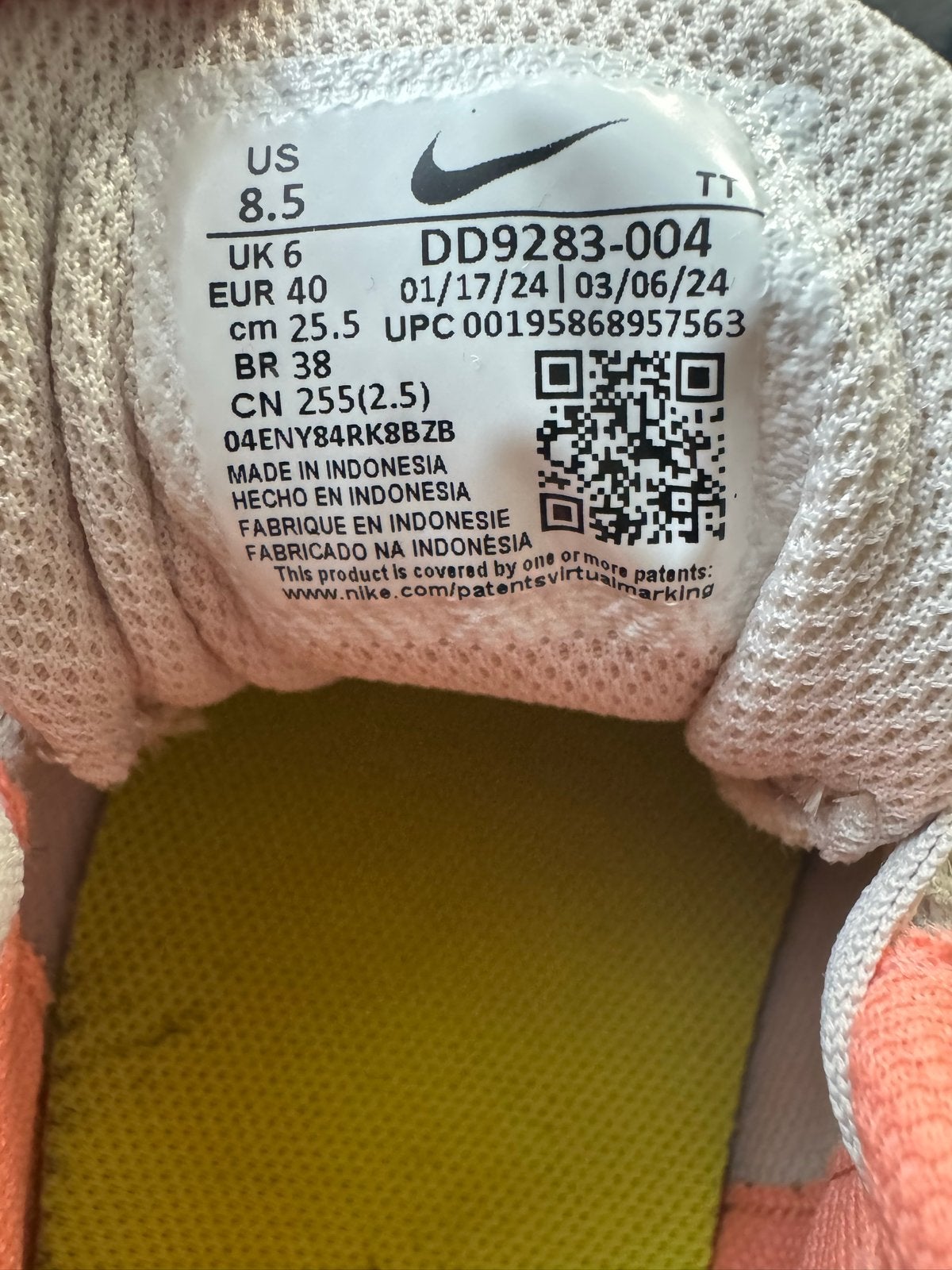 Nike Flex Experience Run 11 Sneakers - Maat 40, Ophalen of Verzenden, Zo goed als nieuw, Overige kleuren, Sneakers of Gympen