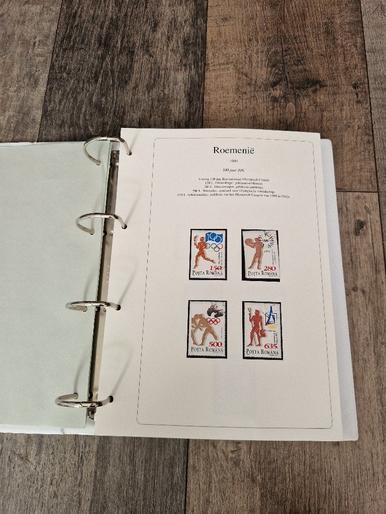 Postzegelverzameling Olympische Spelen Edel Collecties, Postzegels en Munten, Ophalen of Verzenden, Gestempeld, Sport