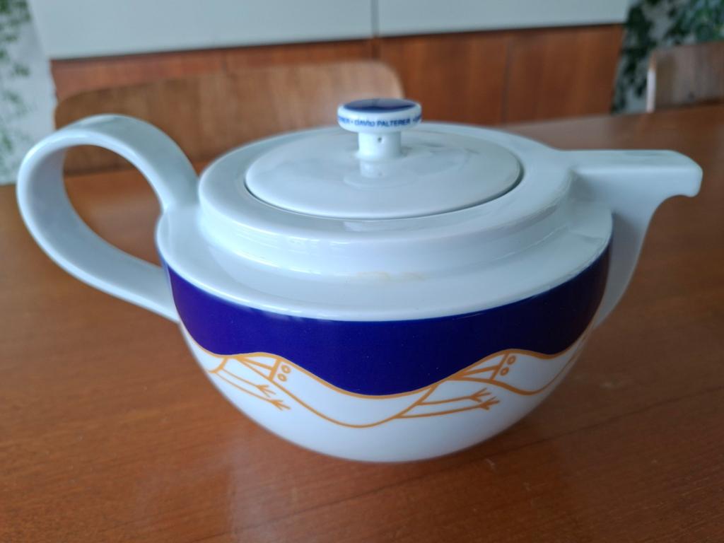 Theepot vintage design David Palterer, Huis en Inrichting, Keuken | Servies, Keramiek, Overige typen, Ophalen of Verzenden, Zo goed als nieuw
