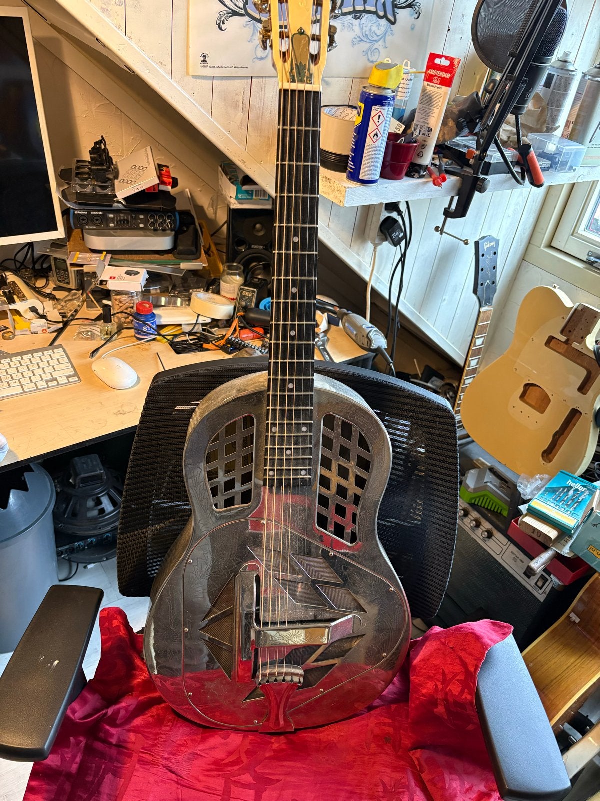 Regal Resonatorgitaar - RC 57 Tricone, Ophalen of Verzenden, Gebruikt, Resonator- of Dobrogitaar
