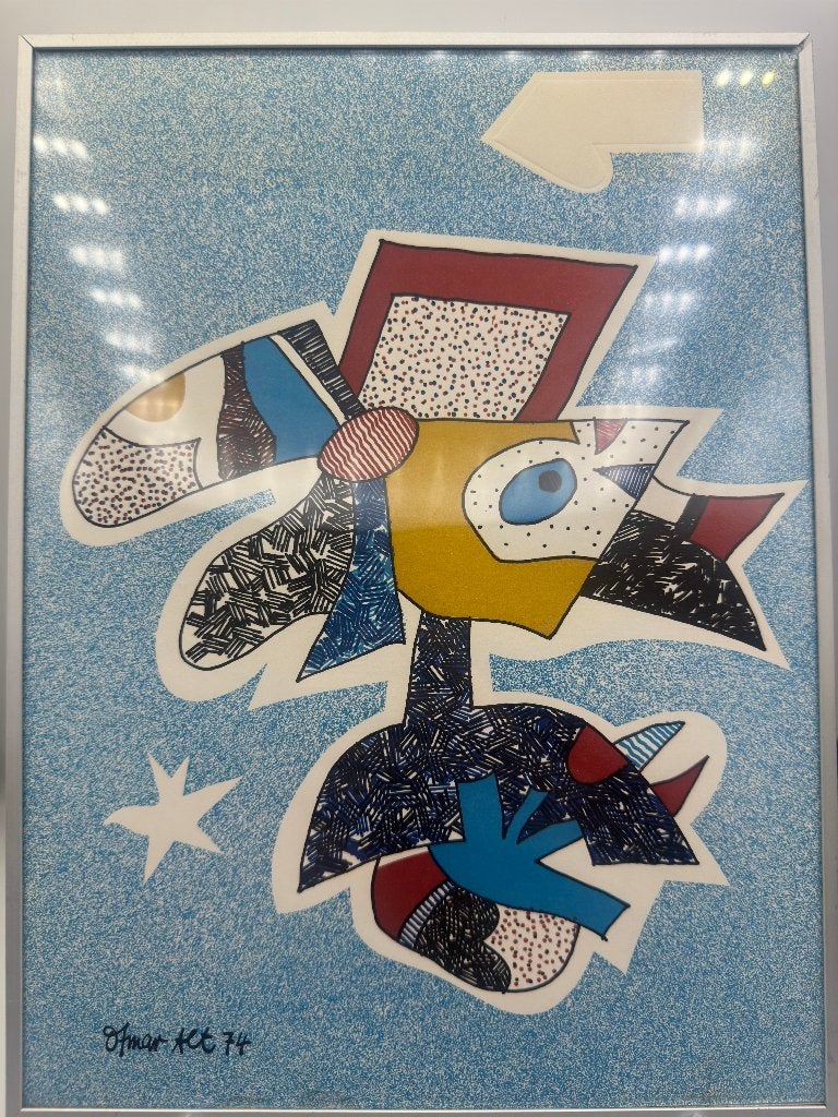 Otmar Alt (1940) Zweven langs de hemel, Antiek en Kunst, Ophalen of Verzenden