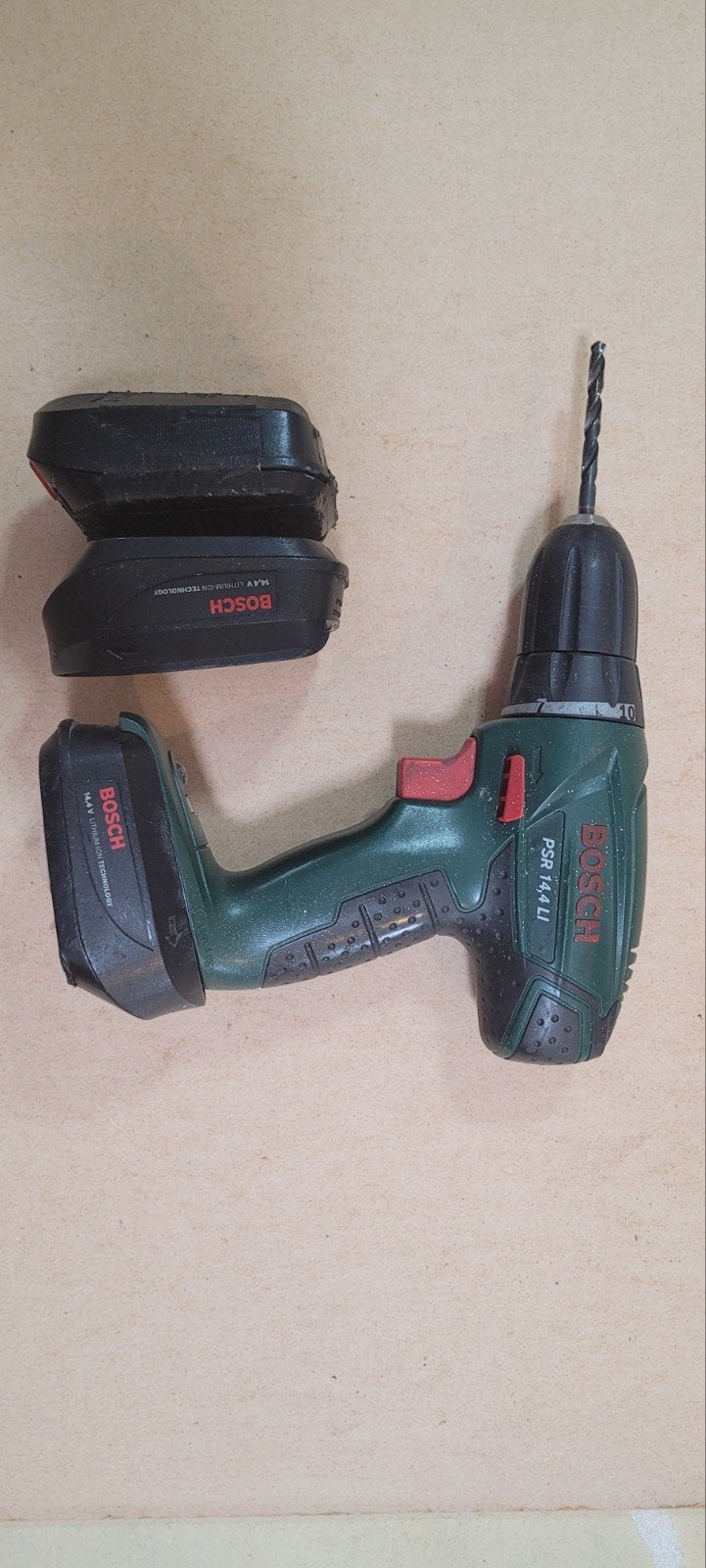 Bosch PSR 14,4 LI-2 Accuboormachine met 3 accu's