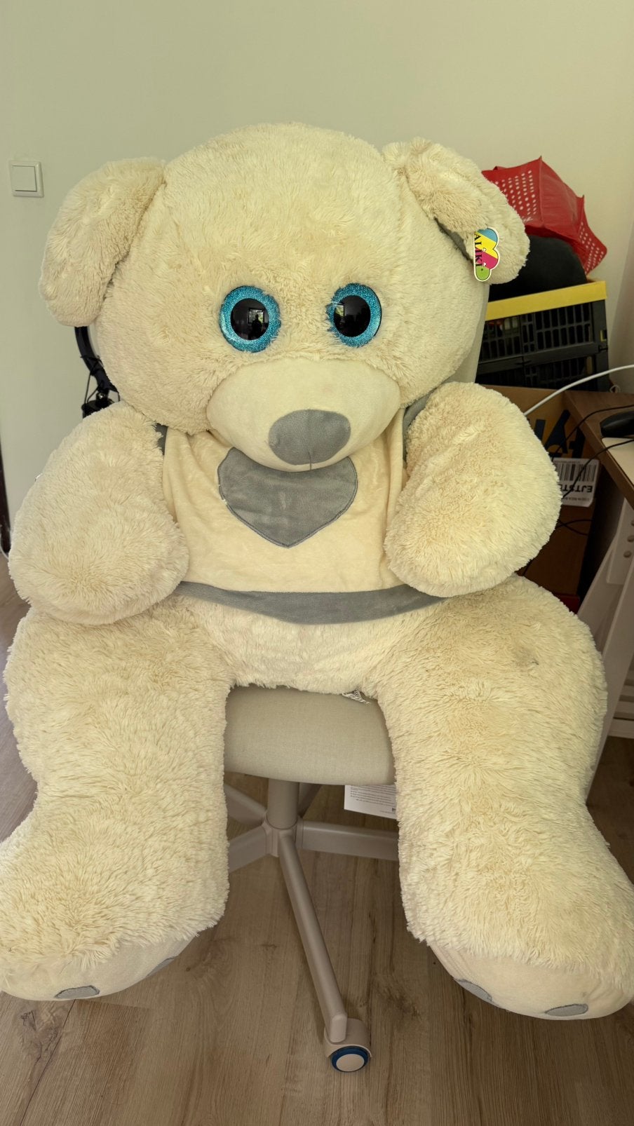 Mega grote teddybeer / knuffelbeer xxl, Kinderen en Baby's, Speelgoed | Knuffels en Pluche, Ophalen, Overige merken, Beer, Middelgroot (20 tot 80 cm)