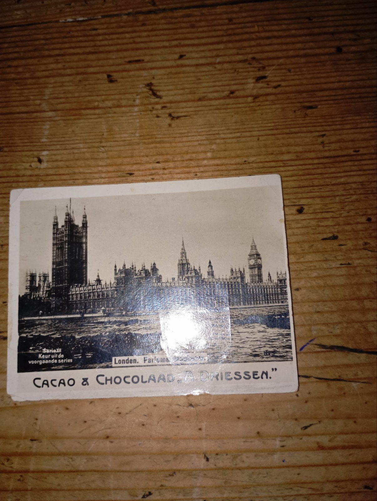 Vintage Cacao & Chocolaad A. Driessen Londen Parlement, Verzenden, Gebruikt, Overige typen