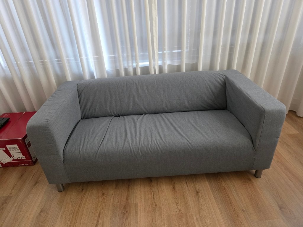 Ikea KLIPPAN tweepersoonsbank, Ophalen, 150 tot 200 cm, Tweepersoons, 75 tot 100 cm
