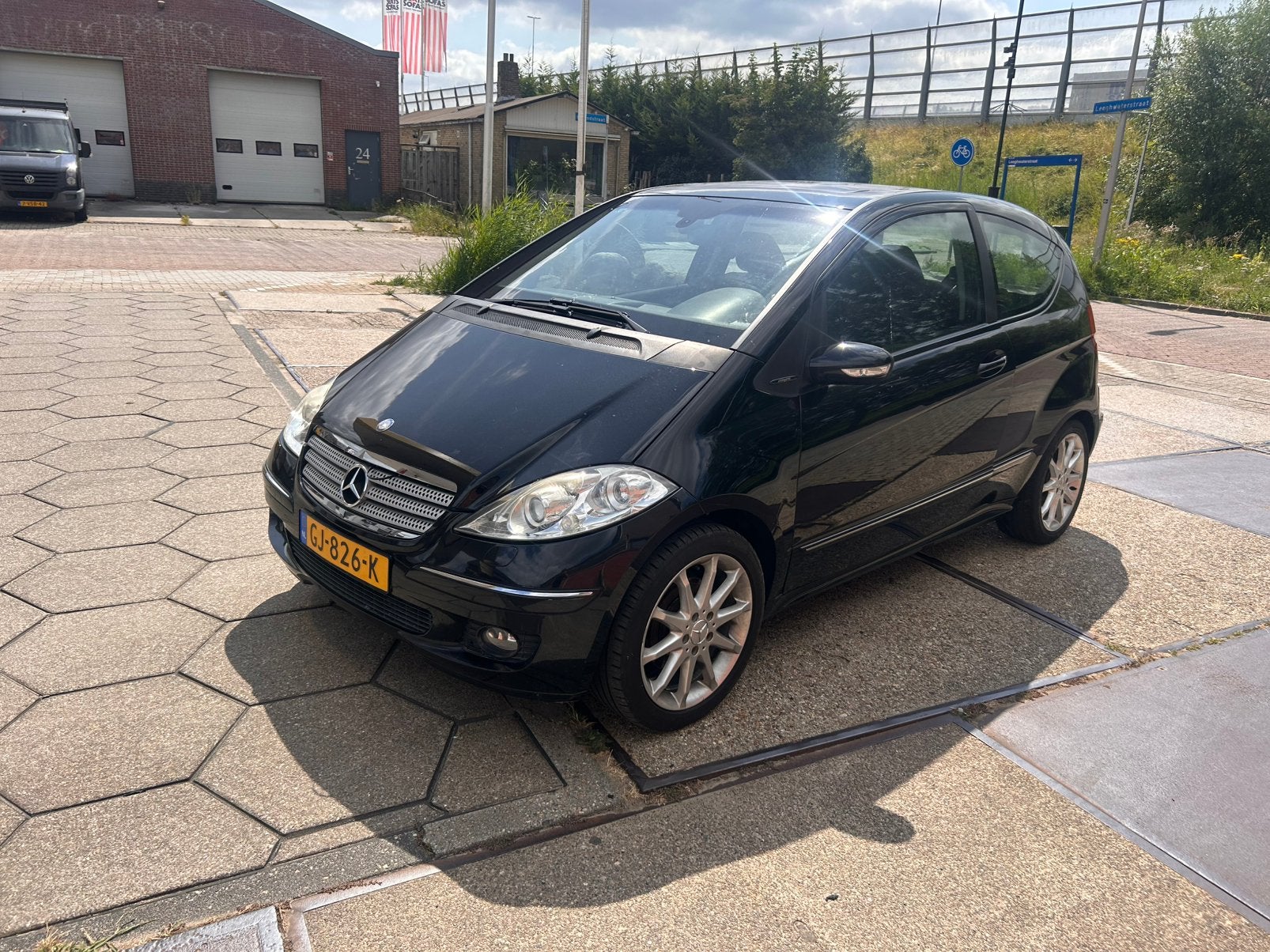 Mercedes a 200 turbo 2006 automaat full option, 4 cilinders, Zwart, Particulier, 193 pk