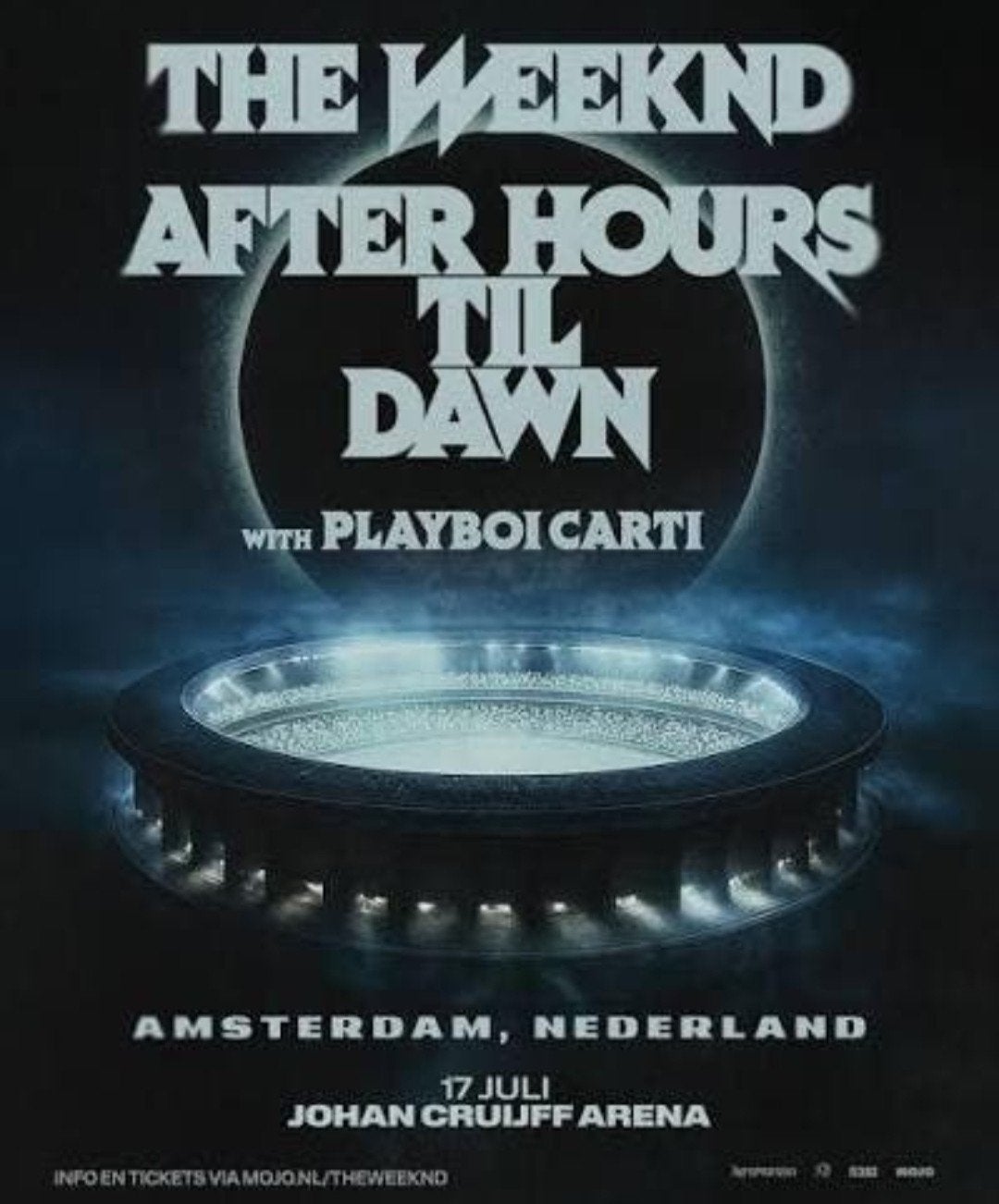 1x staanplaats the Weeknd After hours Till Dawn tour, Eén persoon