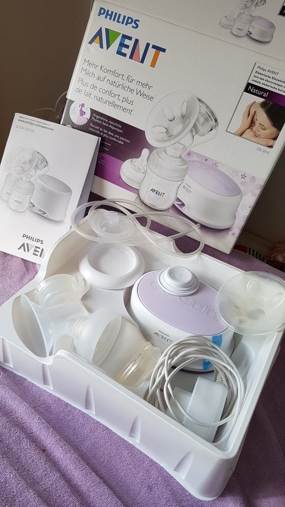 Avent elektrische enkele kolf, Ophalen of Verzenden, Gebruikt, Borstkolf