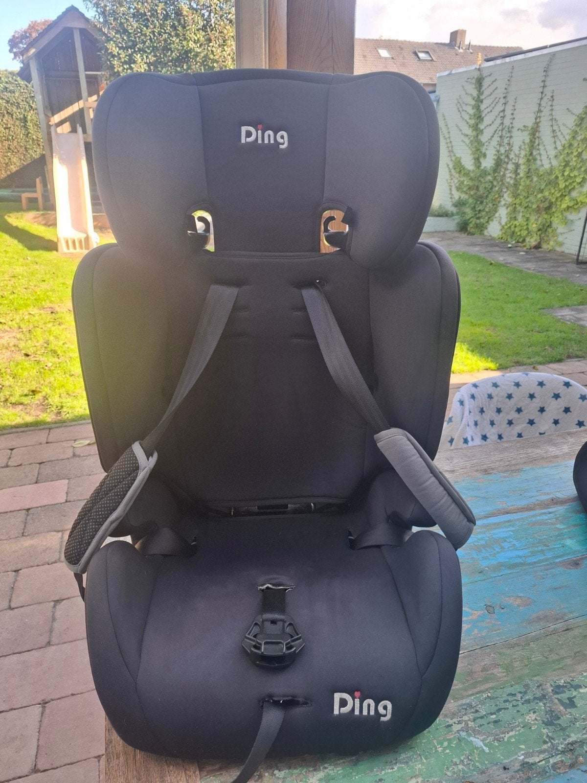 Ding autostoel - Zwart - Groep 1/2/3 (9-36 kg), Verstelbare rugleuning, 9 t/m 36 kg, Ophalen, Overige merken