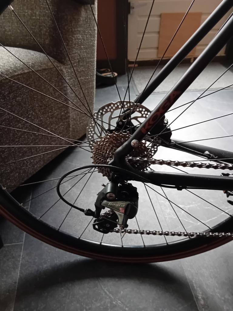 Te koop,racefiets/mountainbike, zwart,merk Koga. Maat L., Ophalen, Zo goed als nieuw