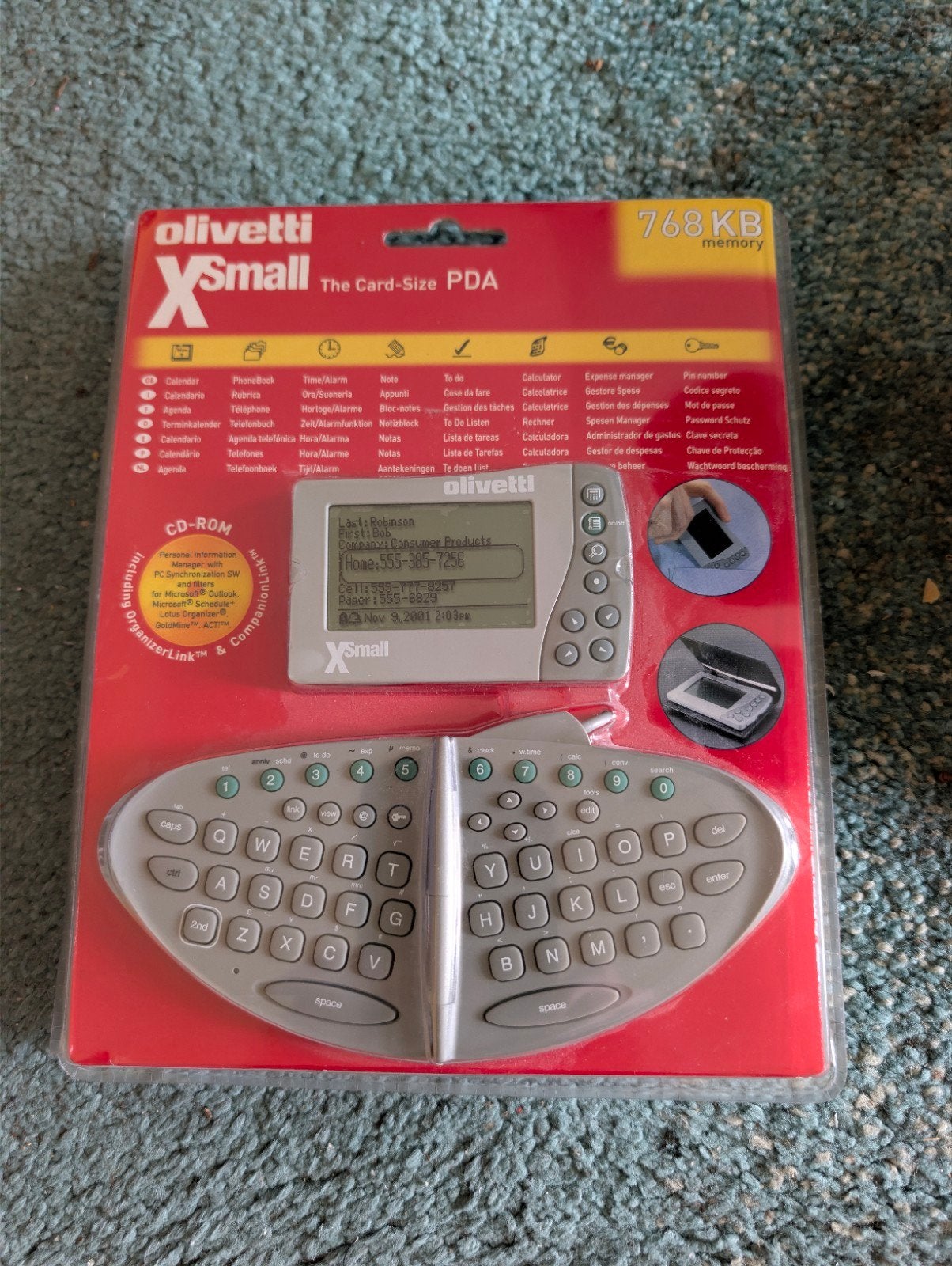 Olivetti Xsmall PDA met toetsenbord en 768KB geheugen, Telecommunicatie, Overige merken, Overige systemen, Nieuw, Ophalen of Verzenden