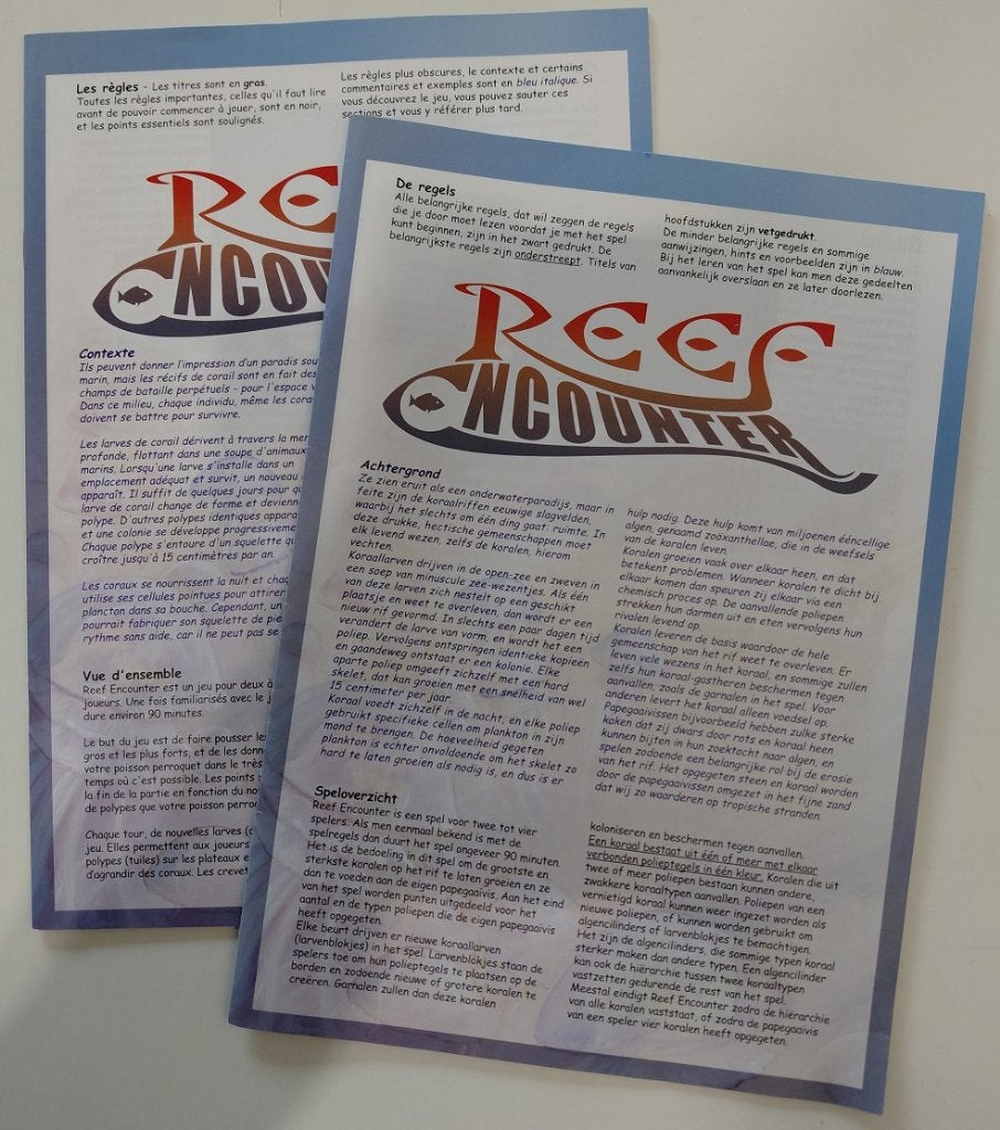 Reef Encounter Bordspel - Strategisch onderwateravontuur, Een of twee spelers, Ophalen of Verzenden, Zo goed als nieuw, Quined Games