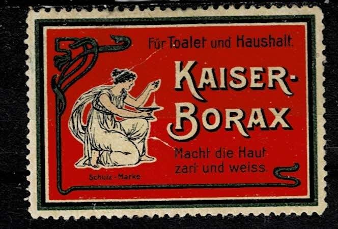 sluitzegel Duitsland KAISER BORAX, Ophalen of Verzenden, Overige thema's