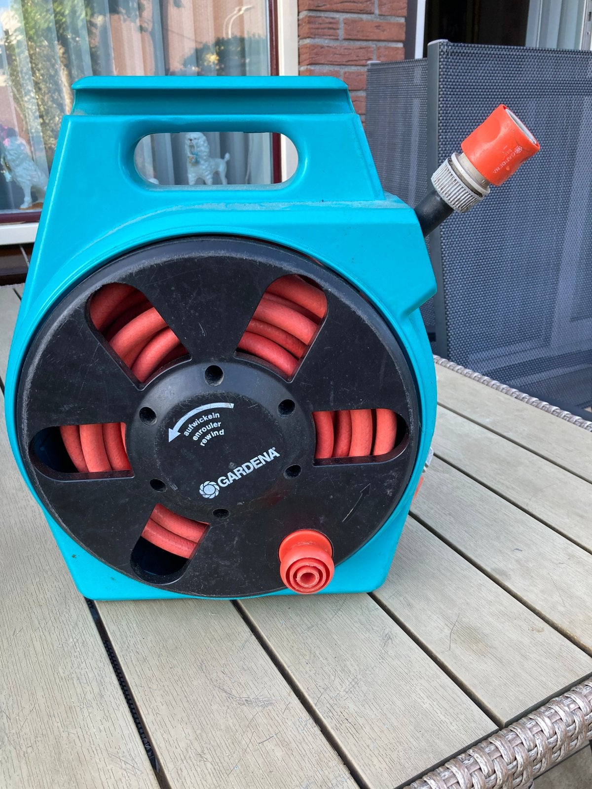 Gardena slanghaspel, Tuin en Terras, Tuinslangen, Ophalen of Verzenden, Gebruikt