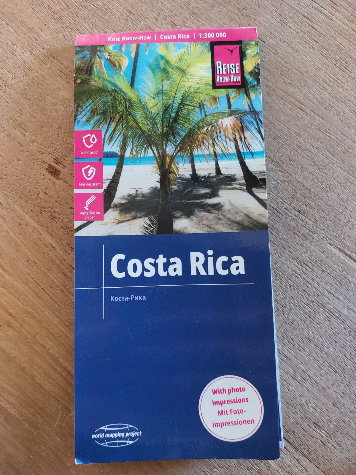Costa Rica wegenkaart, Overige merken, Europa, Nieuw, Ophalen of Verzenden