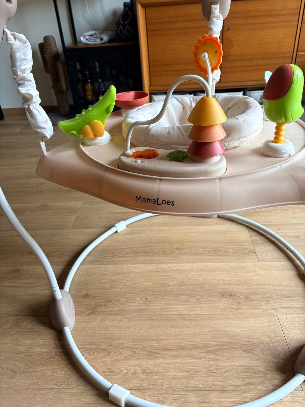 MamaLoes Activiteiten Jumper Beige - Baby Bouncer, Kinderen en Baby's, Ophalen, Zo goed als nieuw, Overige typen