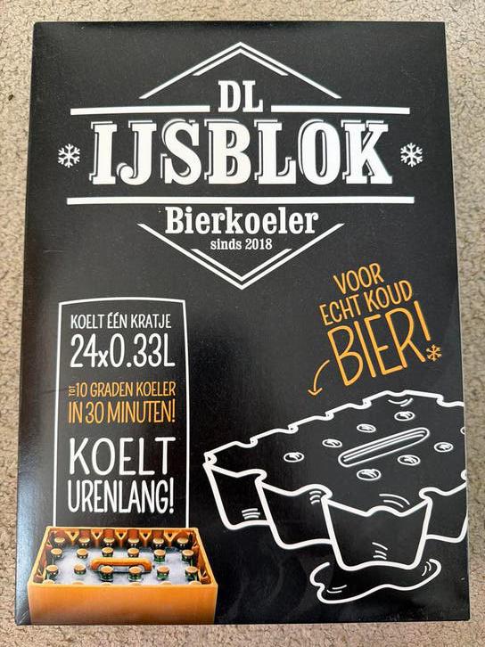 DL IJsblok Bierkoeler - Koelt krat bier in 30 minuten!, Ophalen, Zonder vriesvak, Nieuw, 160 cm of meer