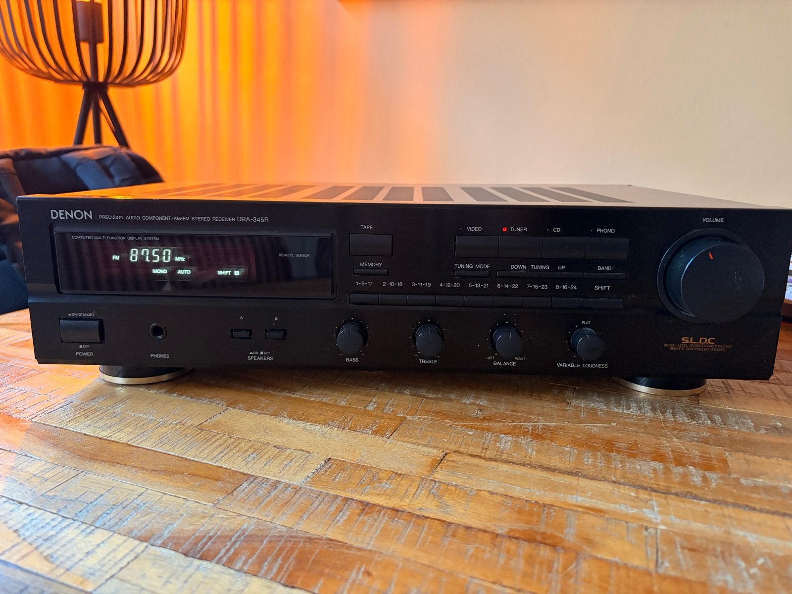 Denon DRA-345R Stereo Receiver, Ophalen, Gebruikt, Denon, 60 tot 120 watt