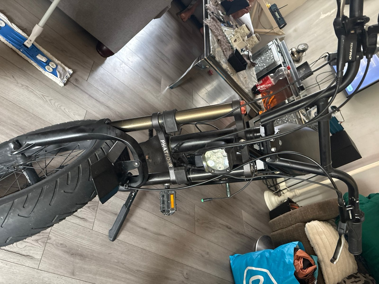 Phatfour fatbike, Minder dan 10 versnellingen, Minder dan 49 cm, Ophalen of Verzenden, Zo goed als nieuw