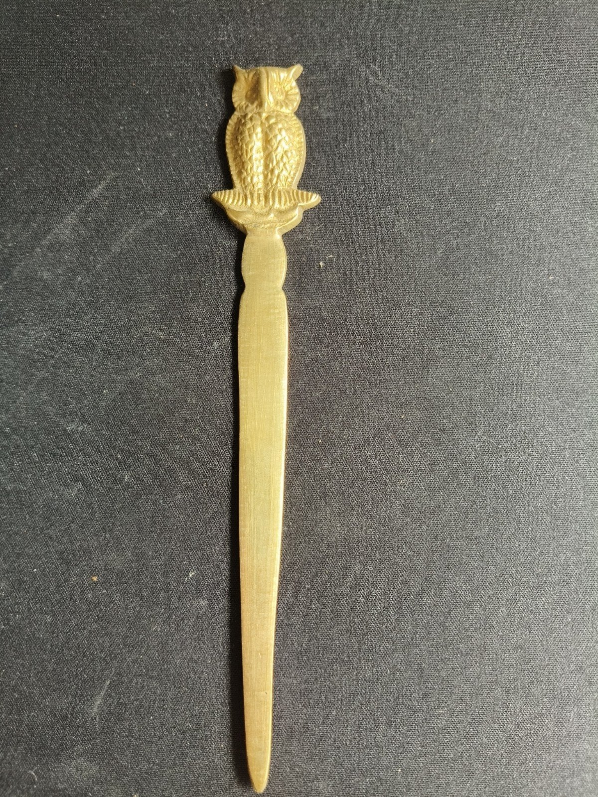 Vintage Uil Briefopener - Messing, Antiek en Kunst, Ophalen of Verzenden