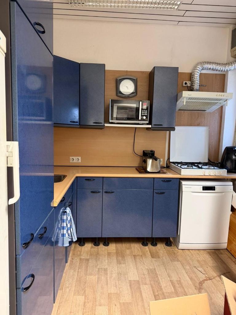 Kitchen, Gebruikt, Blauw, Hoekkeuken, Ophalen of Verzenden