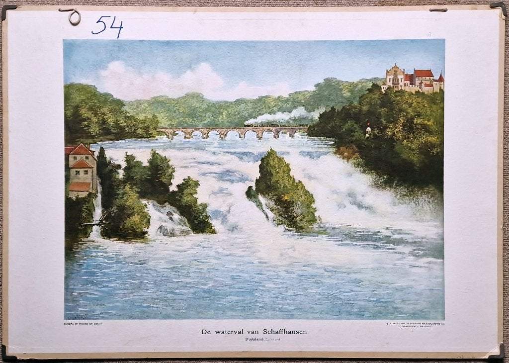 De waterval van Schaffhausen / J. Gabriëlse, Ophalen, Geschiedenis