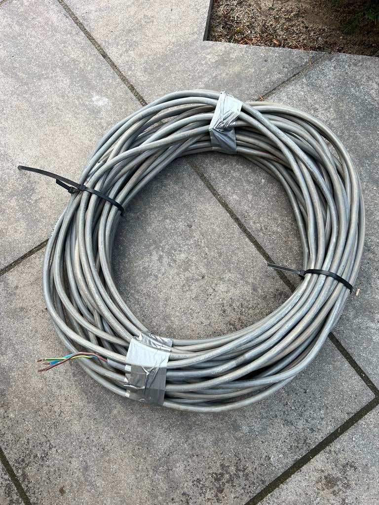 Kabel 3x6mm2 - 47 meter stroomkabel, Ophalen of Verzenden, Gebruikt, Kabel of Snoer