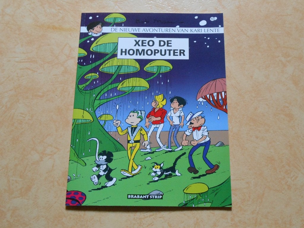 Kari Lente 10 Xeo de homoputer 1999 1 ste druk. sc Brabant, Ophalen, Bob Mau, Eén stripboek, Nieuw