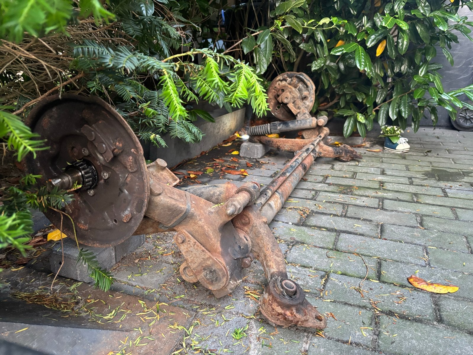 Gebruikte Achteras Peugeot 206, Auto-onderdelen, Ophalen of Verzenden, Gebruikt, Peugeot