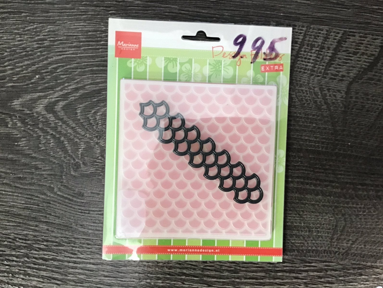 Marianne design embossingfolder + mal, Hobby en Vrije tijd, Kaarten | Zelf maken, Verzenden, Zo goed als nieuw, Overige thema's