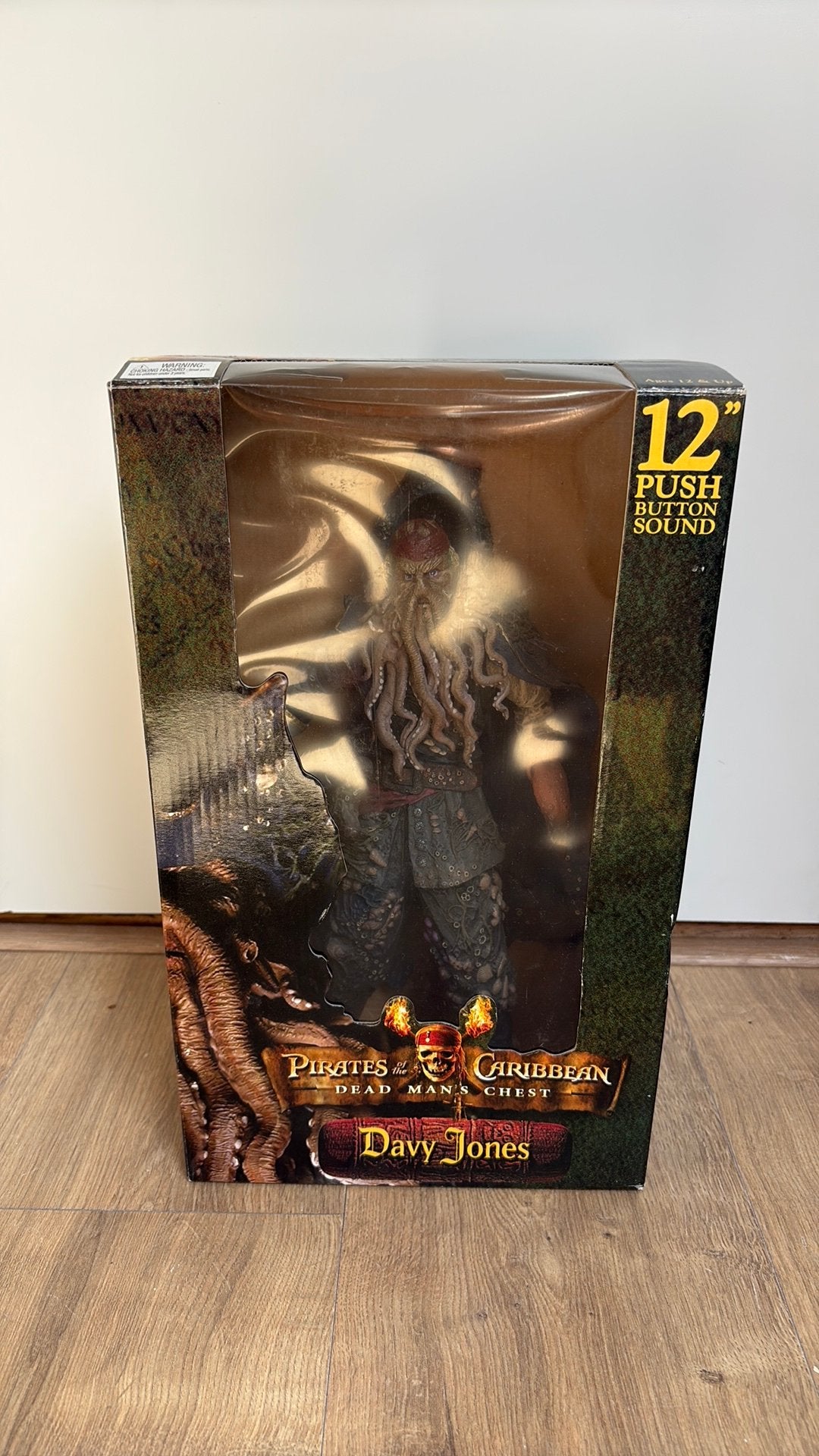 Davy Jones actiefiguur 12” - Pirates of the Caribbean, Ophalen of Verzenden, Zo goed als nieuw, Film, Actiefiguur of Pop