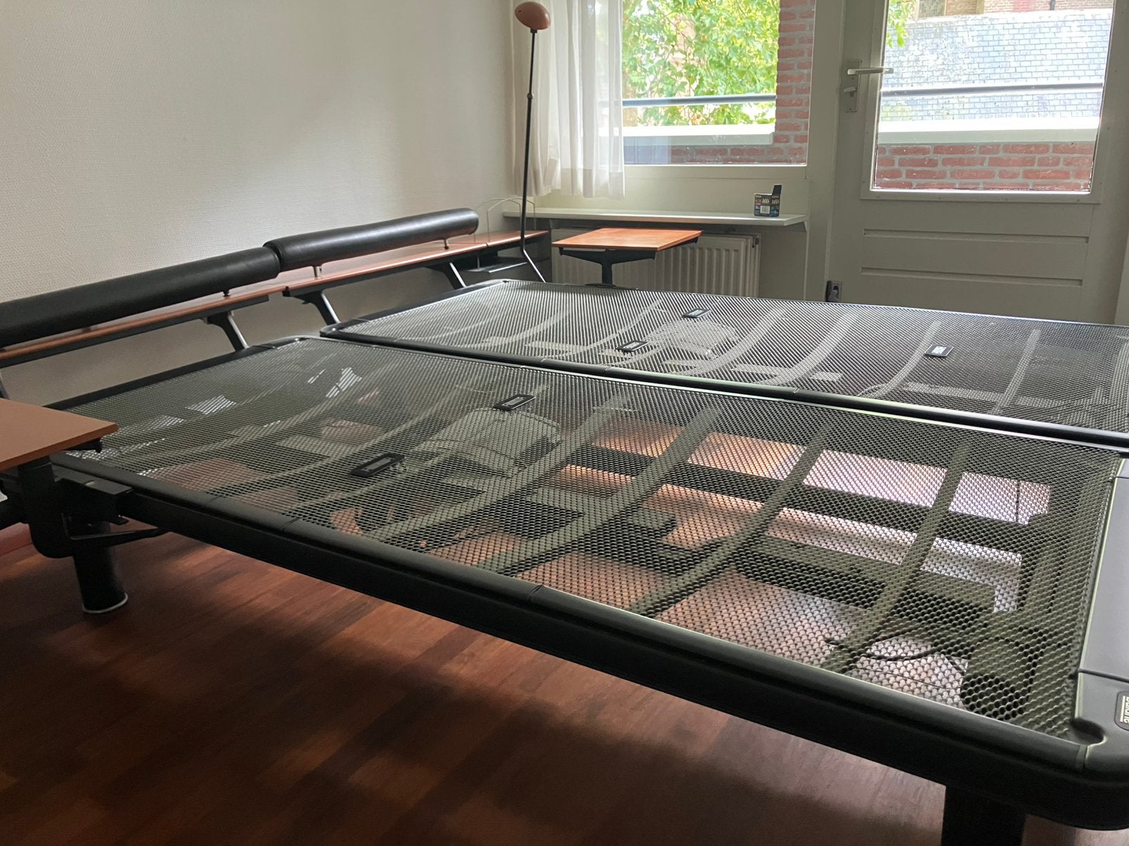 Tweepersoons bed, Ophalen, Tweepersoons, 200 cm, Metaal