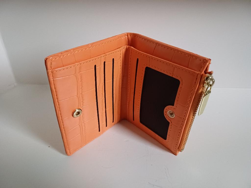 SEIDENFELT PORTEMONNEE ORANJE NIEUW, Ophalen of Verzenden, Nieuw, Oranje