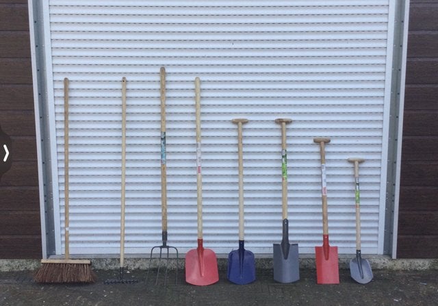 Tuin gereedschap, schep, bats, schop, Hark, Bezem, Tuin en Terras, Hand-tuingereedschap, Nieuw, Schop, Ophalen of Verzenden