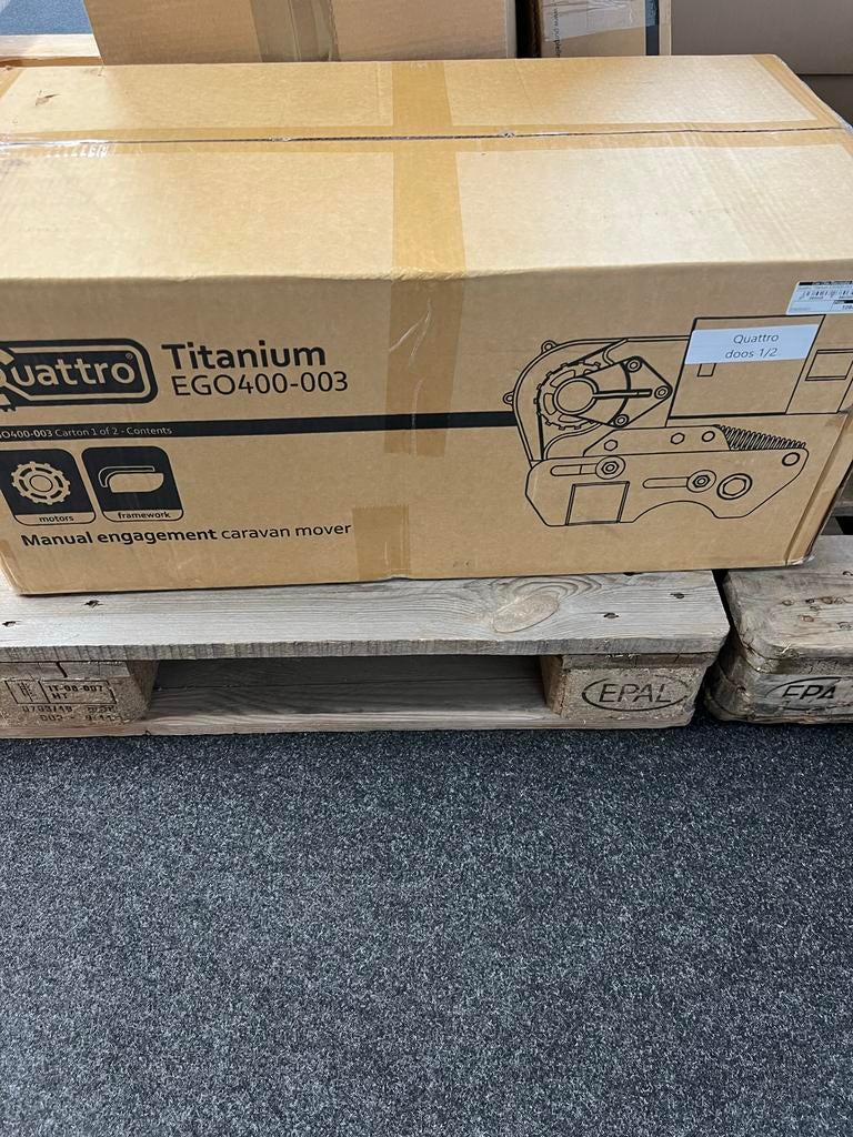 Quattro Titanium EGO400-003 caravan mover nieuw, Ophalen, Nieuw