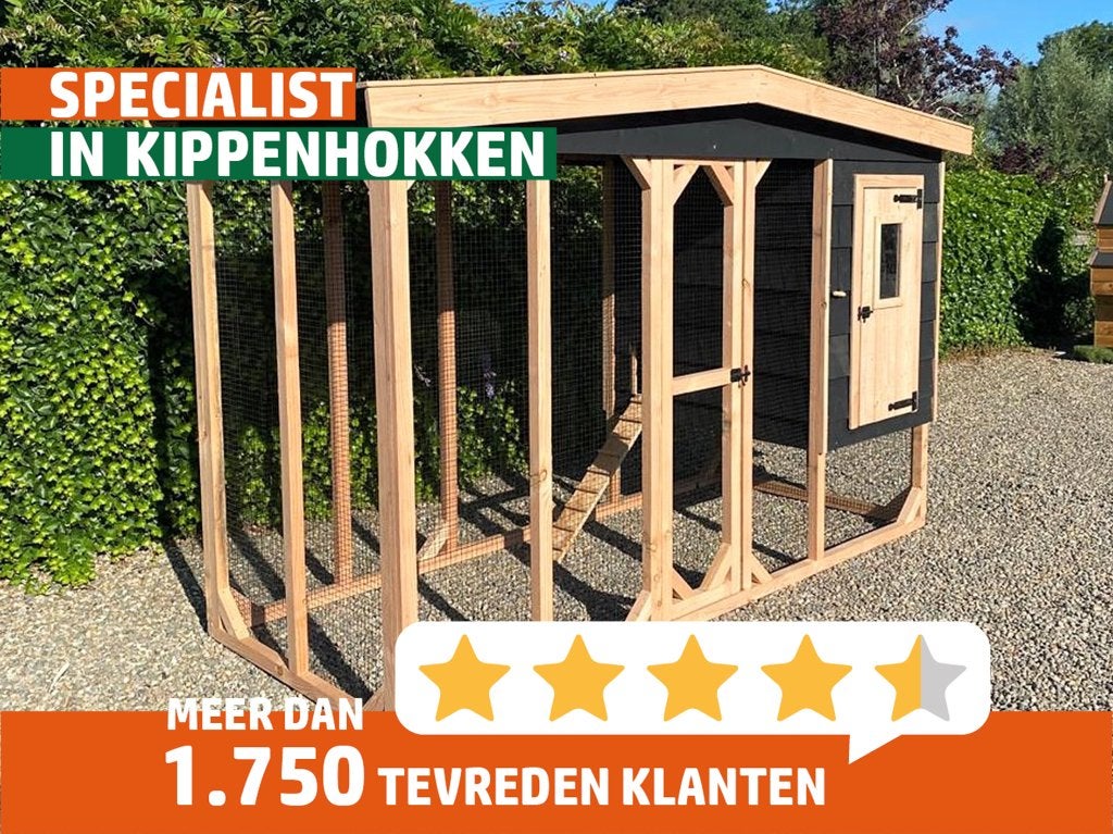 Kippenhok Graafstroom XL Douglas | Duurzame materialen, Ophalen of Verzenden, Nieuw, Kippenhok of Kippenren