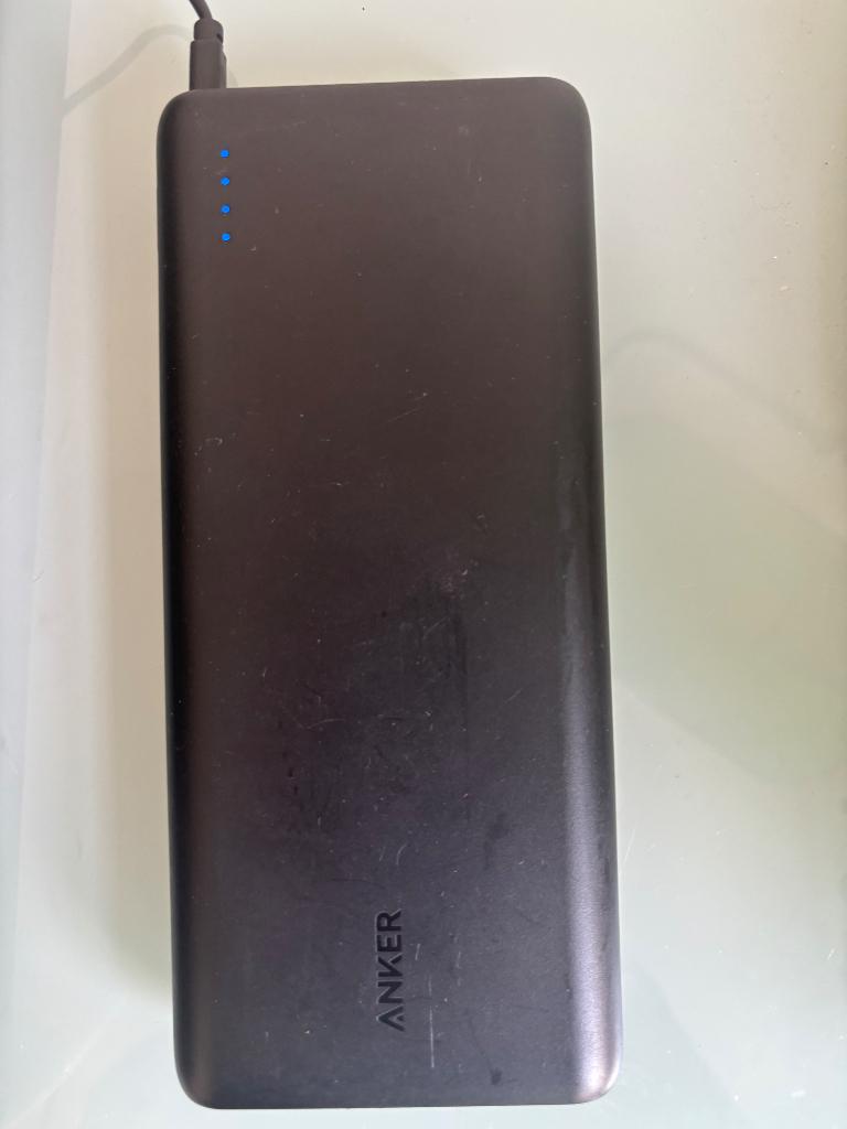 Anker Powerbank PowerCore+ 26800 mAh met Fast Charge 3.0, Ophalen of Verzenden, Zo goed als nieuw, Anker