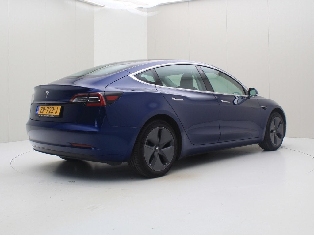 Tesla Model 3 Standard RWD Plus [ AUTOPILOT+18 INCH+PREMIUM, Auto's, Automaat, Gebruikt, Zwart, Blauw