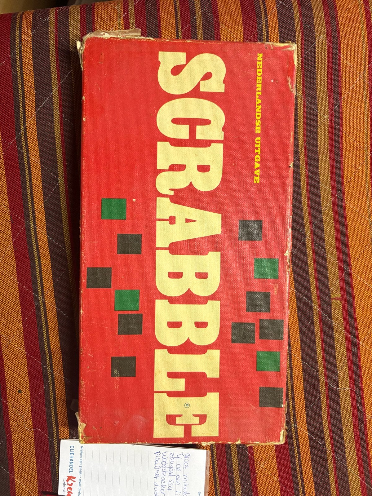 Vintage Scrabble Bordspel - Nederlandse Uitgave, Drie of vier spelers, Verzenden, Gebruikt